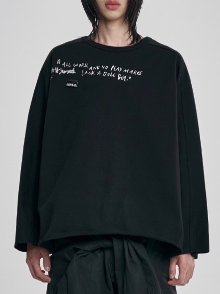 AJOBYAJO】Jack a Dull Boy Batwing Long Sleeve T-Shirt