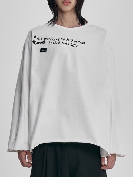 AJOBYAJO】Jack a Dull Boy Batwing Long Sleeve T-Shirt