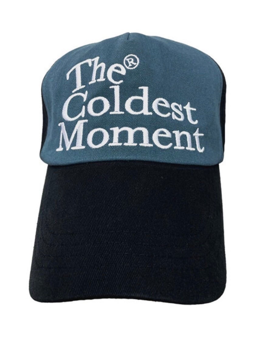 【THECOLDESTMOMENT】TCM logo cap