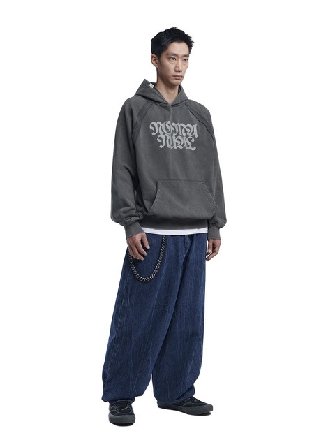 【NOMANUAL】R.S RAW EDGE HOODIE