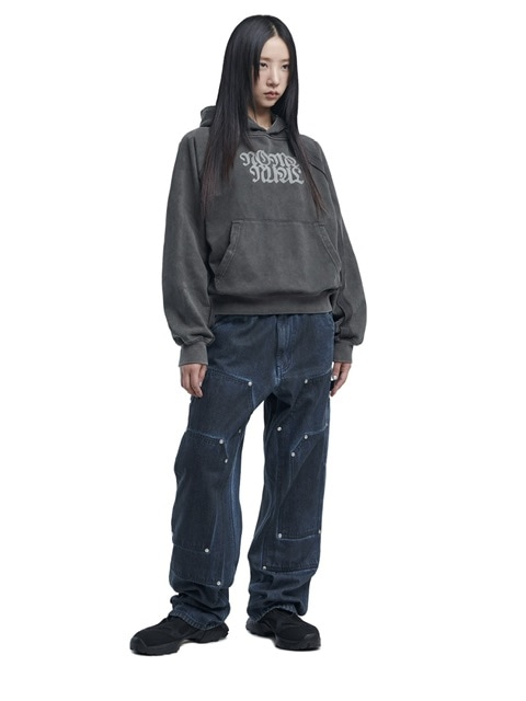 【NOMANUAL】R.S RAW EDGE HOODIE
