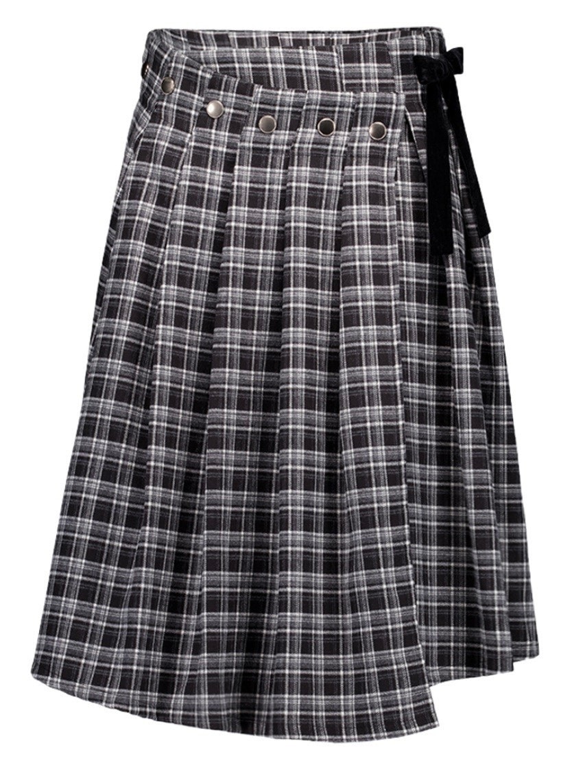 【SETUP-EXE】CHECK WRAP SKIRT ★韓国人気★ 追跡付 SETUP-EXE】CHECK WRAP SKIRT | OUR BRAND,SETUP-EXE | PRESSING