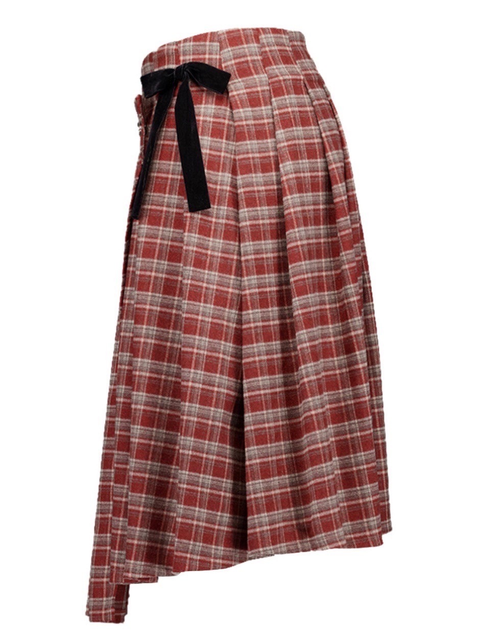 【SETUP-EXE】CHECK WRAP SKIRT ★韓国人気★ 追跡付 SETUP-EXE】CHECK WRAP SKIRT | OUR BRAND,SETUP-EXE | PRESSING