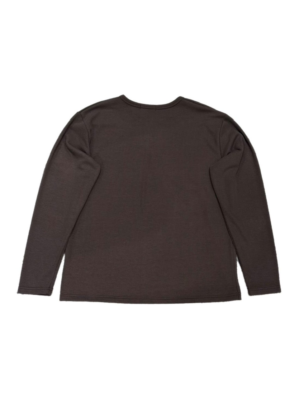 受注制【Chikashitsu +】front hook long sleeve knit / 【チカシツプラス】フロントフック長袖ニット (4color)