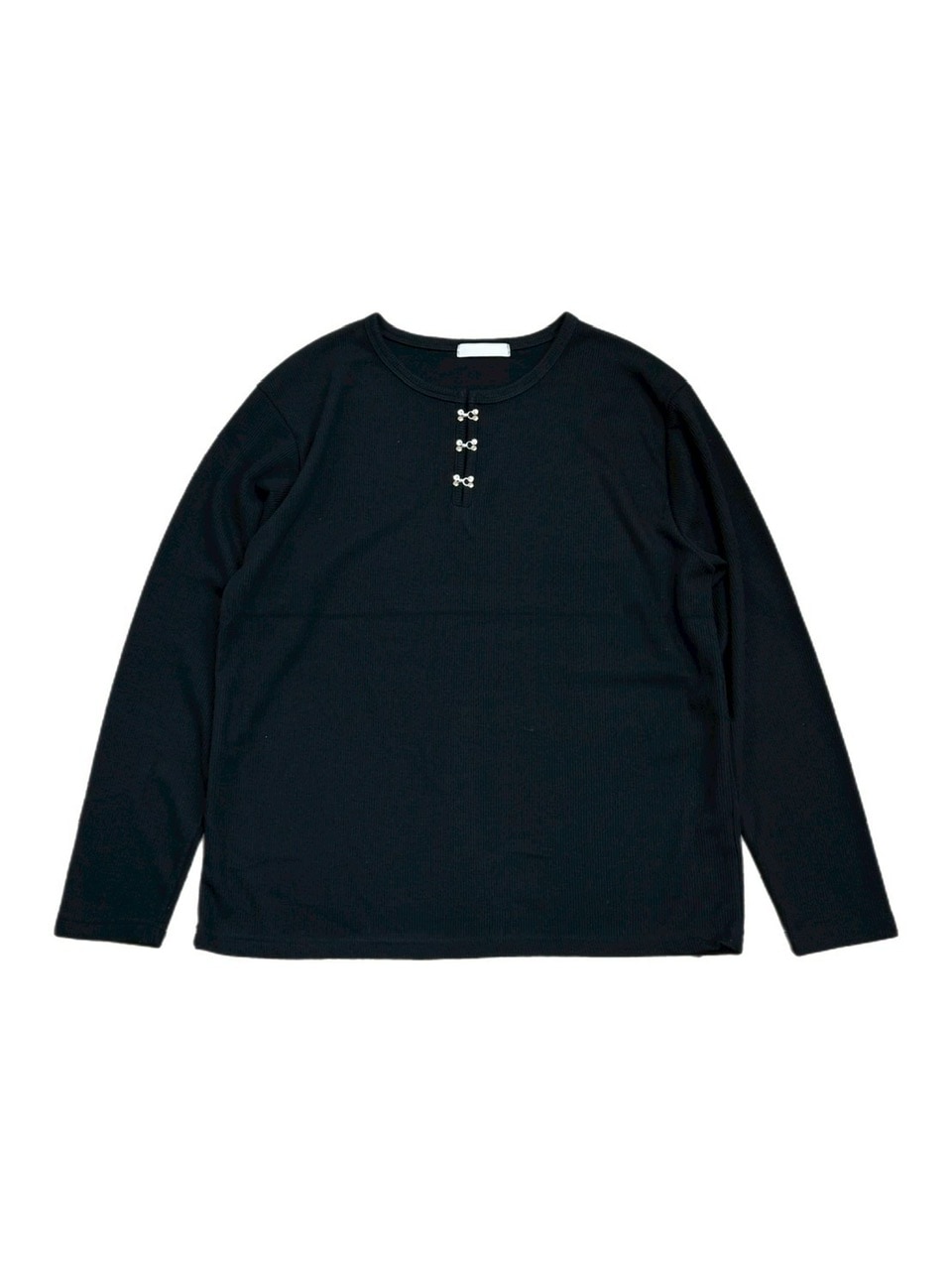 受注制【Chikashitsu +】front hook long sleeve knit