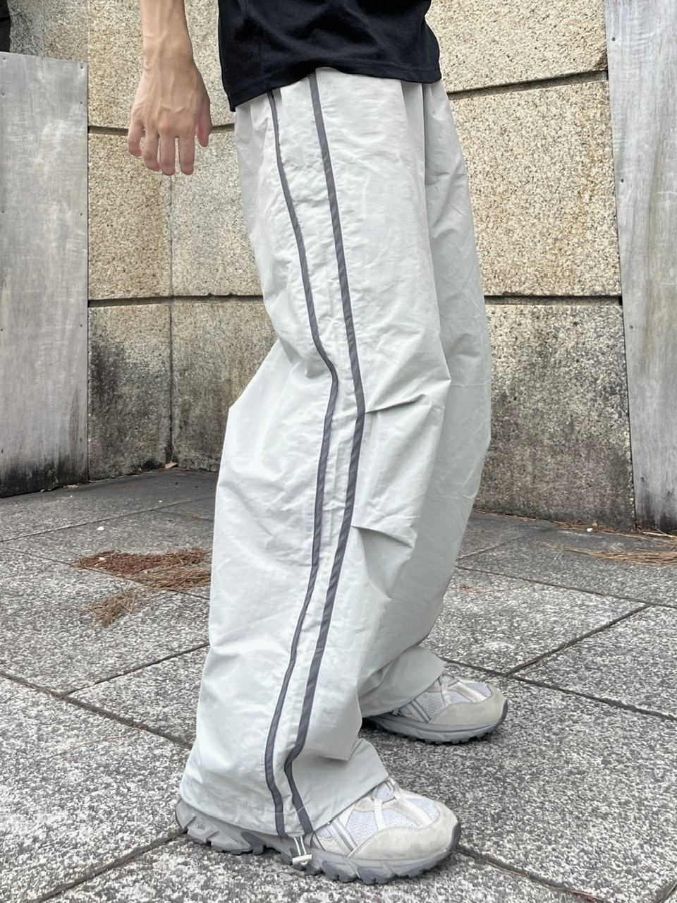 youll】nylon track wide pants (5color) | OUR BRAND,youll