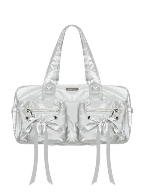 【NOT KNOWING】Double Ribbon Cargo Duffle Bag リボンバッグ NOT KNOWING】Double Ribbon Cargo Duffle Bag | OUR BRAND,NOT