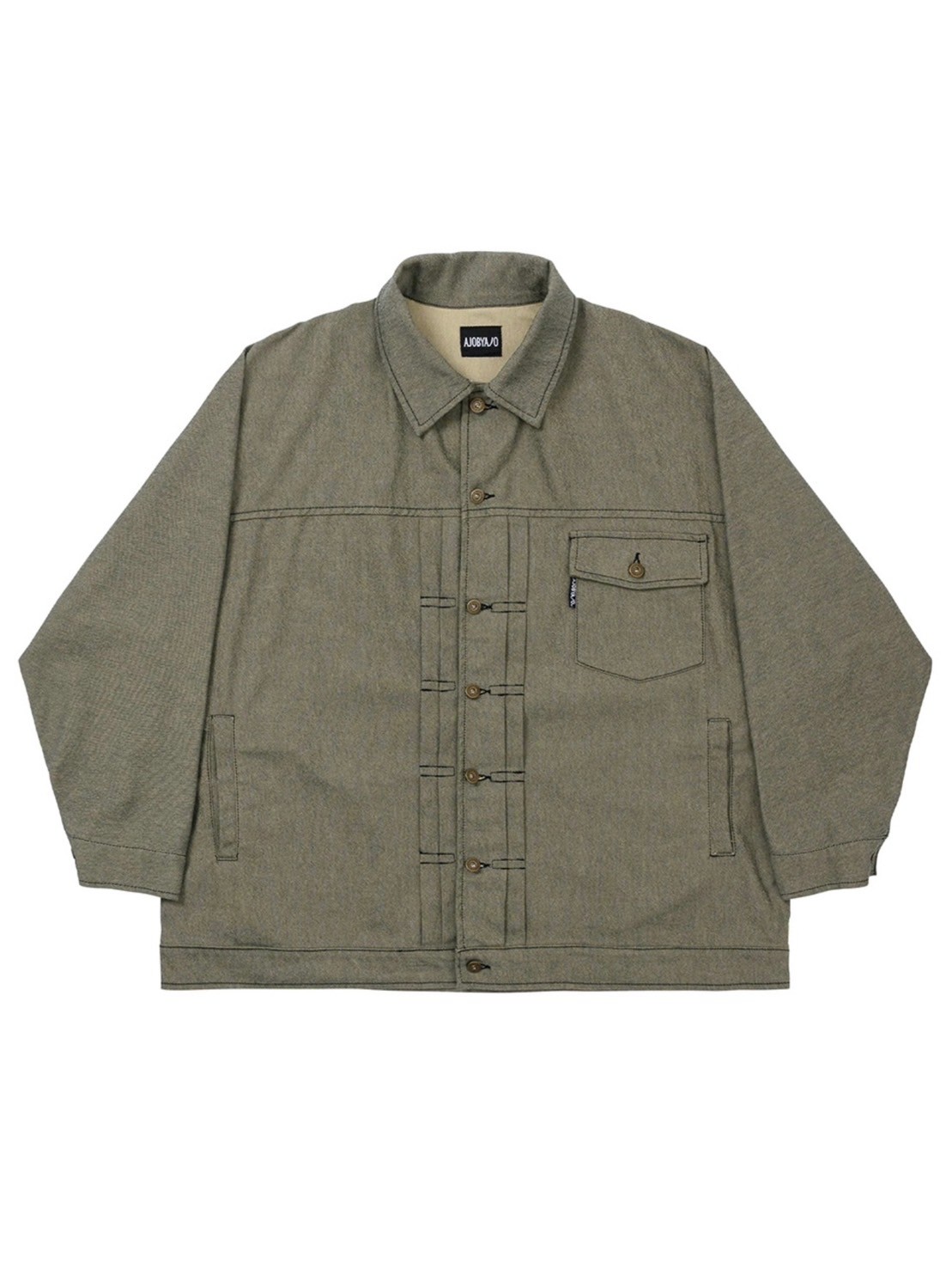 【AJO AJOBYAJO】24SS★ Batwing Two-Tone Twill Jacket AJOBYAJO】Batwing Two-Tone Twill Jacket | OUR BRAND,AJOBYAJO