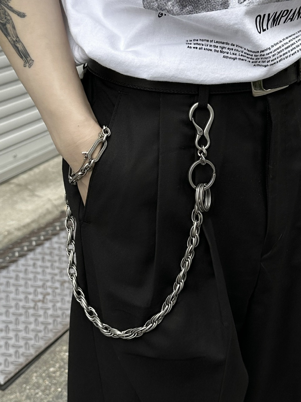 大阪店WEB限定【Chikashitsu +】original chain bracelet