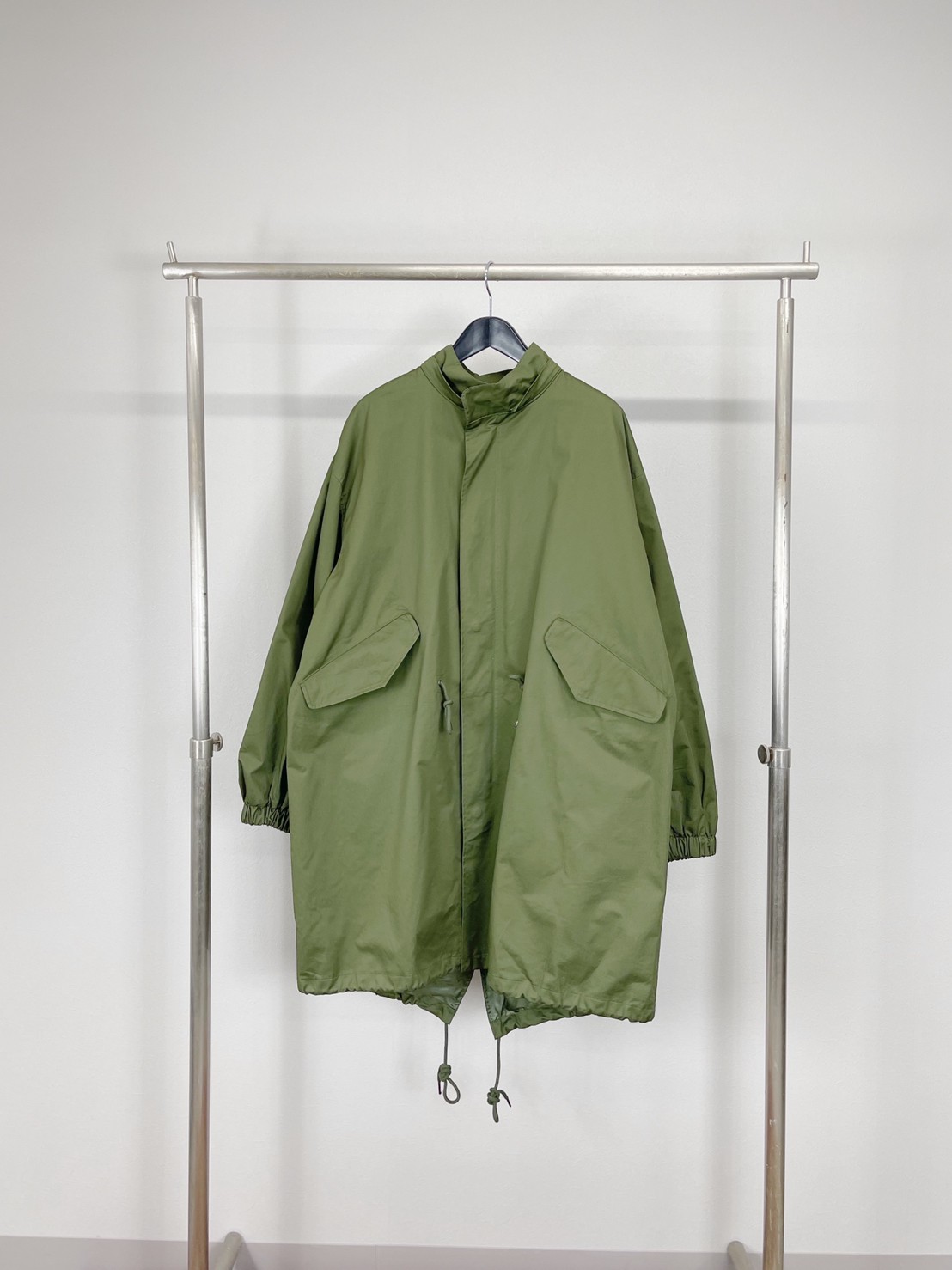 受注制【Chikashitsu +】oversized military coat (2color