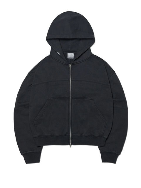 NOMANUAL】OVERDYED N.F HOODED ZIP-UP | OUR BRAND,NOMANUAL