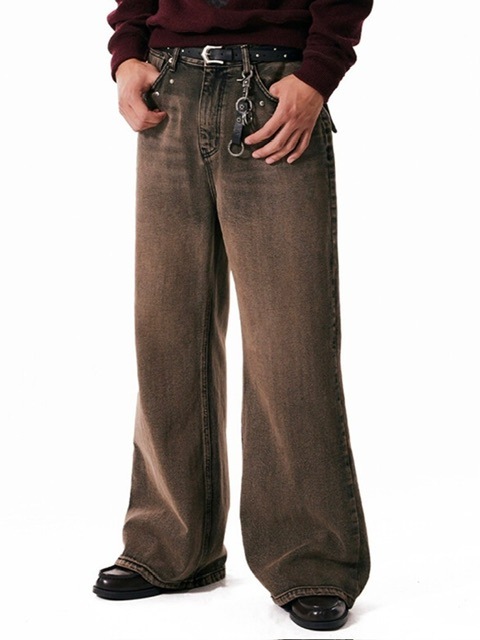 AAKAM】Multi Studded Denim Pants | OUR BRAND,AAKAM