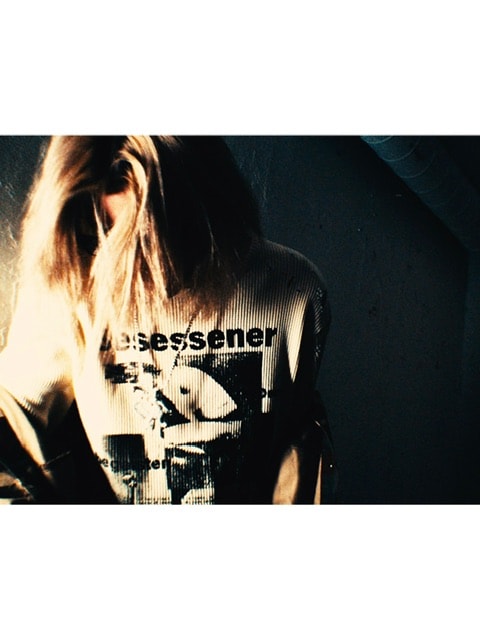 ◆SUNDAYOFFCLUB◆ Besessener Hand Distressed Waffle TShirt SUNDAY OFF CLUB】Besessener Hand Distressed Waffle T-Shirt