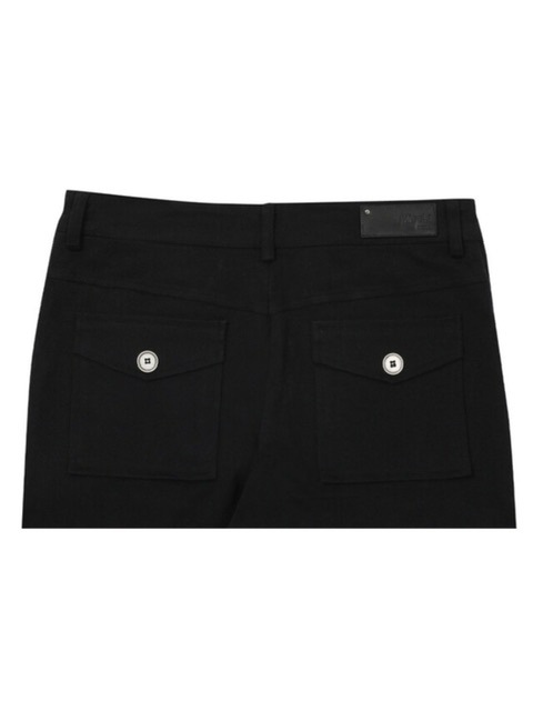 ★ MISEKI SEOUL★ Shirring bootscut pants BLACK MSK2403010B Miseki seoul】Shirring bootscut pants | OUR BRAND,Miseki
