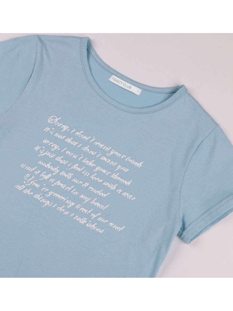 FANCY CLUB】ANGEL MARK CROP TEE | OUR BRAND,FANCY CLUB