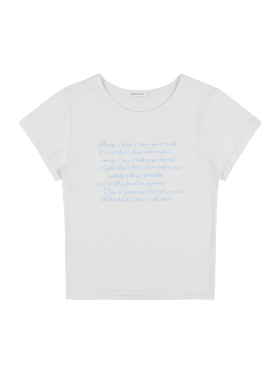 FANCY CLUB】ANGEL MARK CROP TEE | OUR BRAND,FANCY CLUB