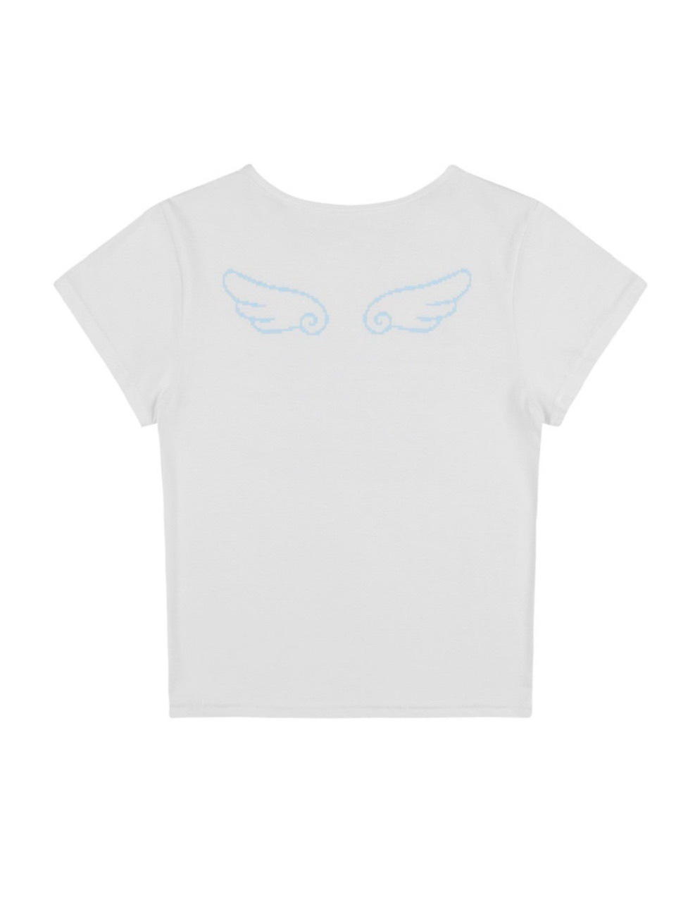 ★FANCYCLUB★ANGEL MARK CROP TEE (WHITE)★正規品/直送料込 FANCY CLUB】ANGEL MARK CROP TEE | OUR BRAND,FANCY CLUB