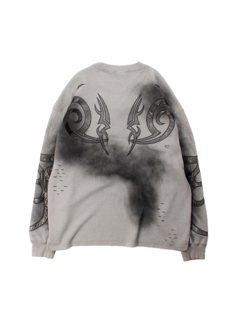 GALFY】汚れ部族ワッフルロンTEE / 【ガルフィー】汚れ部族ワッフル