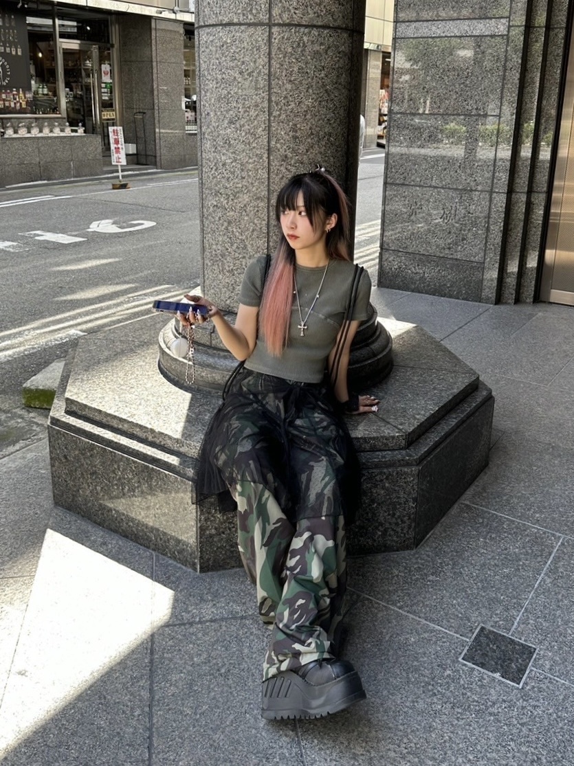 受注制【Never mind the XU】sheer layered skirt (2color) | OUR