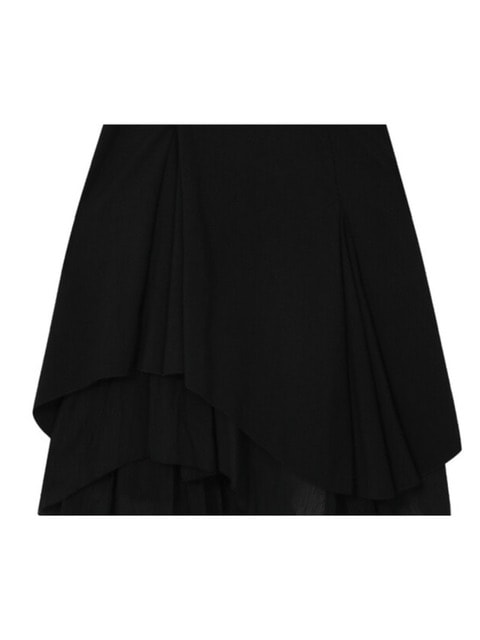 【Miseki SEOUL】24FW★ Unbalanced layered skirt Miseki seoul】Unbalanced layered skirt | OUR BRAND,Miseki