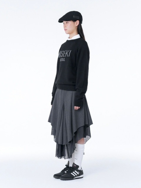 【MISEKI SEOUL】★関税込★アンバランスレイヤードスカート Miseki seoul】Unbalanced layered skirt | OUR BRAND,Miseki