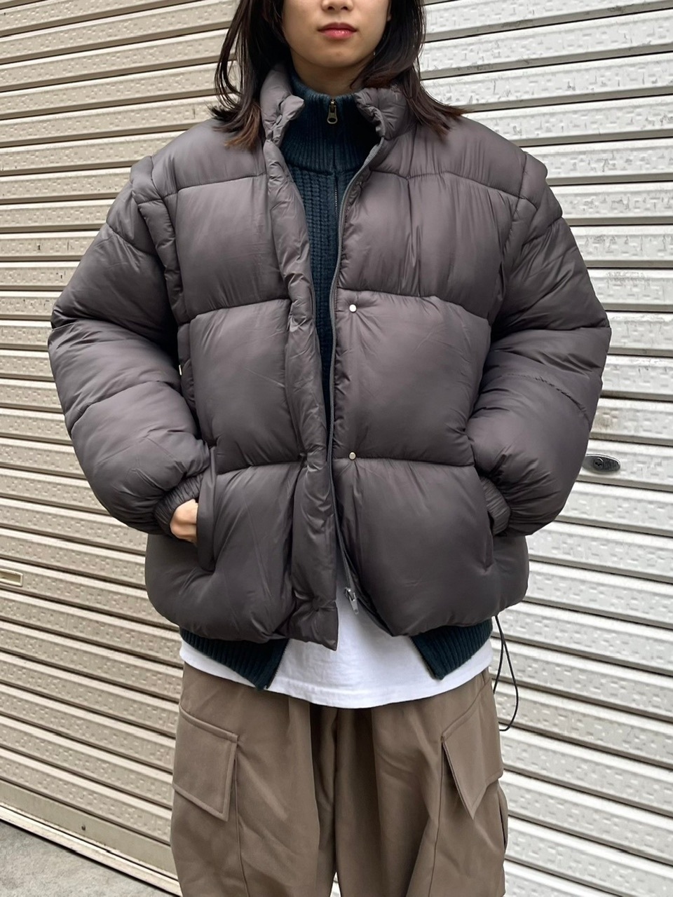 受注制【Chikashitsu +】2way padding jacket (4color)