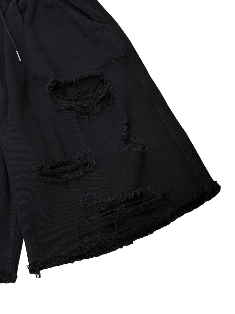 【XU DOG】damage denim half pants サイズ1 受注制【Never mind the XU】damage denim half pants | OUR