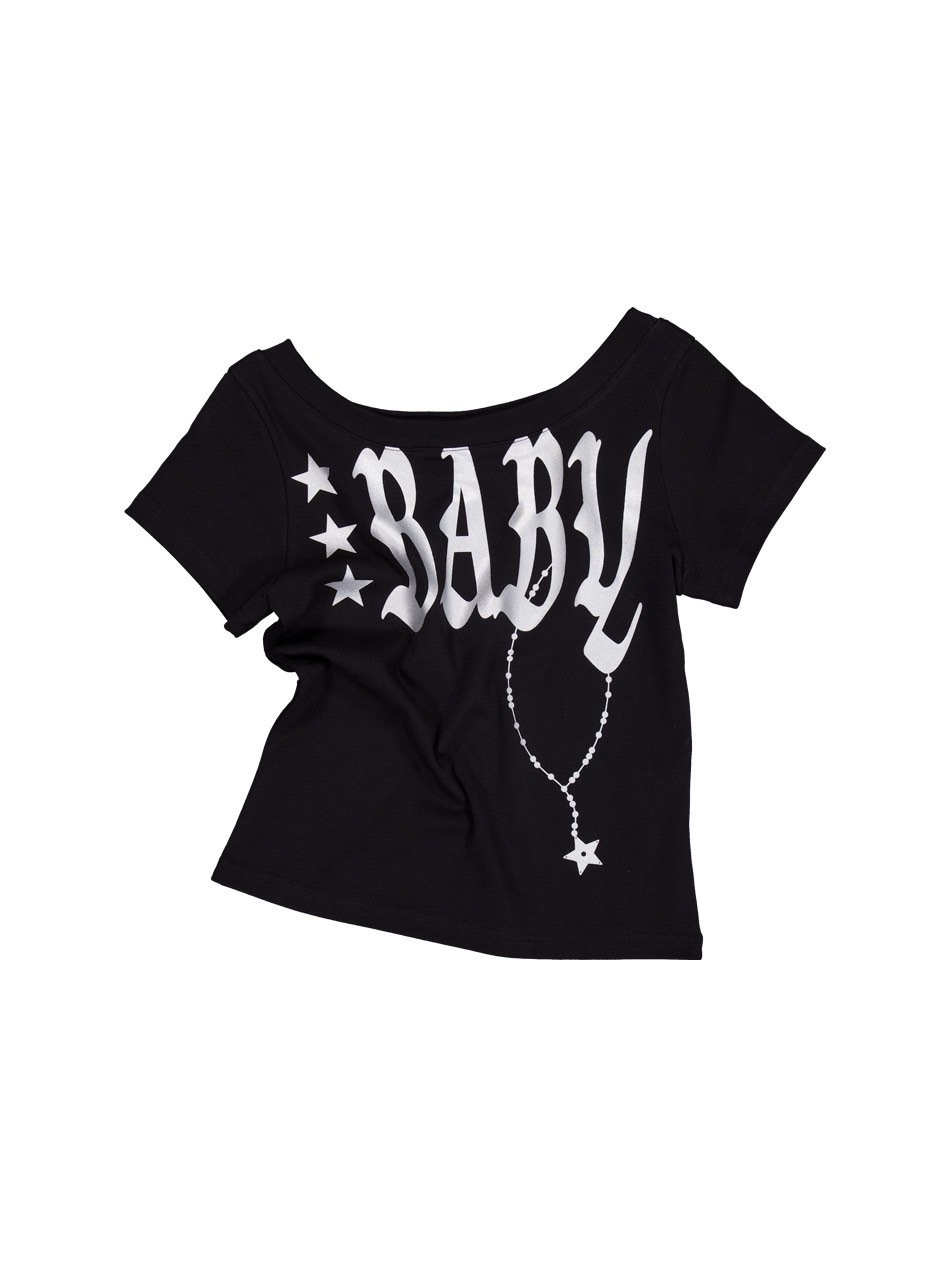 【SETUP-EXE】BABY WIDE NECK TOP ★韓国人気★ 追跡付 SETUP‐EXE】BABY WIDE NECK TOP / 【セットアップエグゼ