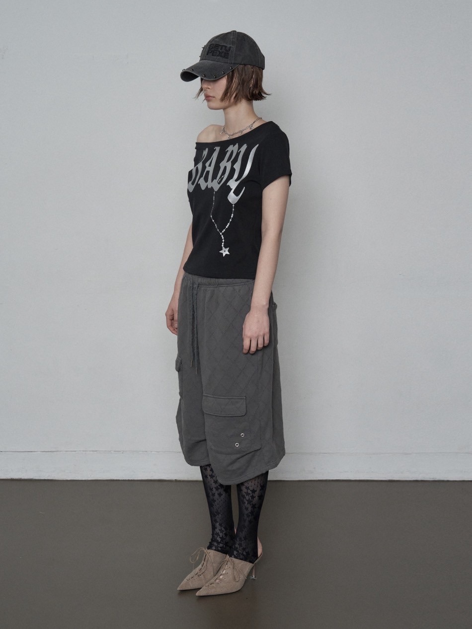 SETUP‐EXE】BABY WIDE NECK TOP / 【セットアップエグゼ SETUP‐EXE】BABY WIDE NECK TOP / 【セットアップエグゼ