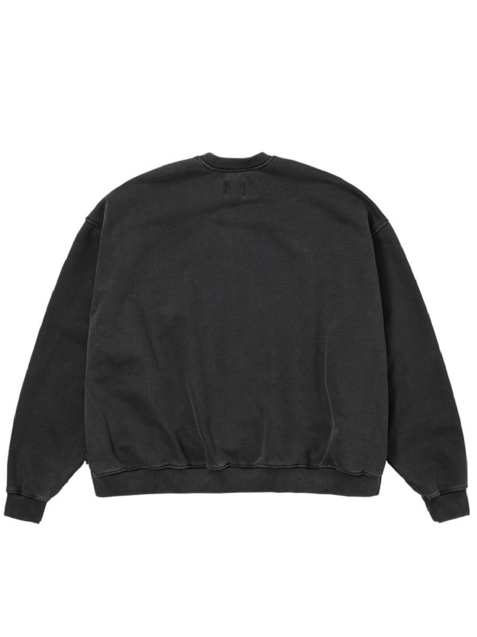 AJOBYAJO】Twofold Wide Washed Sweatshirt