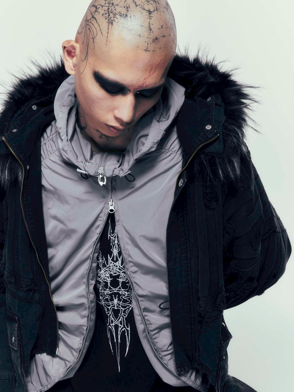 DIG YOUR OWN GRAVE】TRIBAL WAFFLE L/S T-shirts /【ディグユアオウン