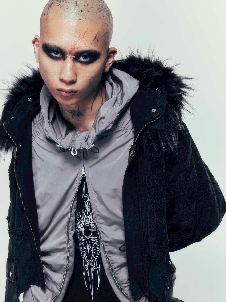 DIG YOUR OWN GRAVE】TRIBAL WAFFLE L/S T-shirts /【ディグユアオウン