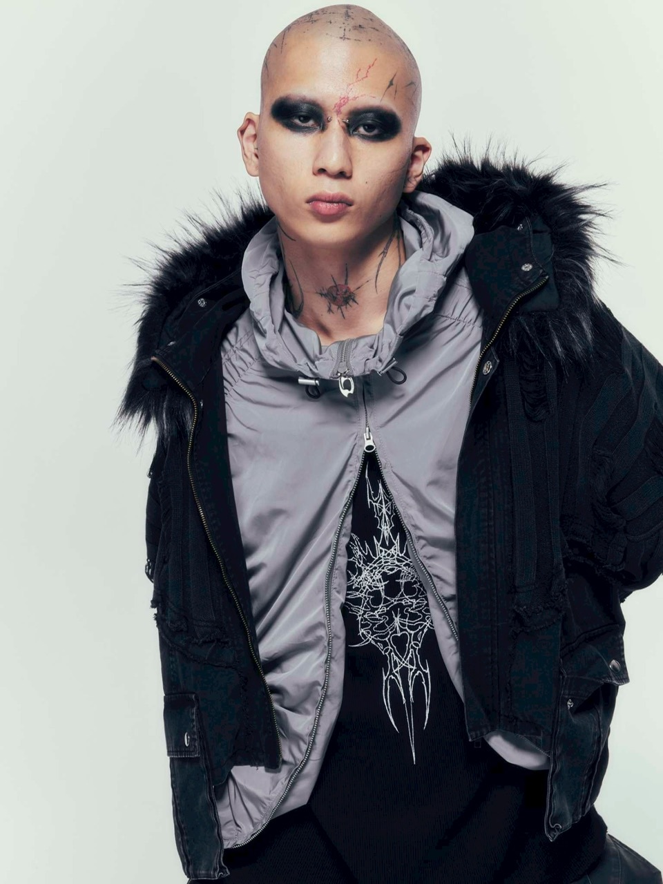 DIG YOUR OWN GRAVE】TRIBAL WAFFLE L/S T-shirts /【ディグユアオウン