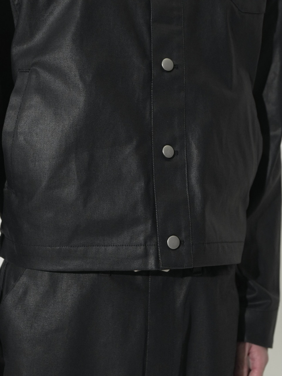 CS】coated denim jacket (black) | OUR BRAND,Chikashitsu +,CS