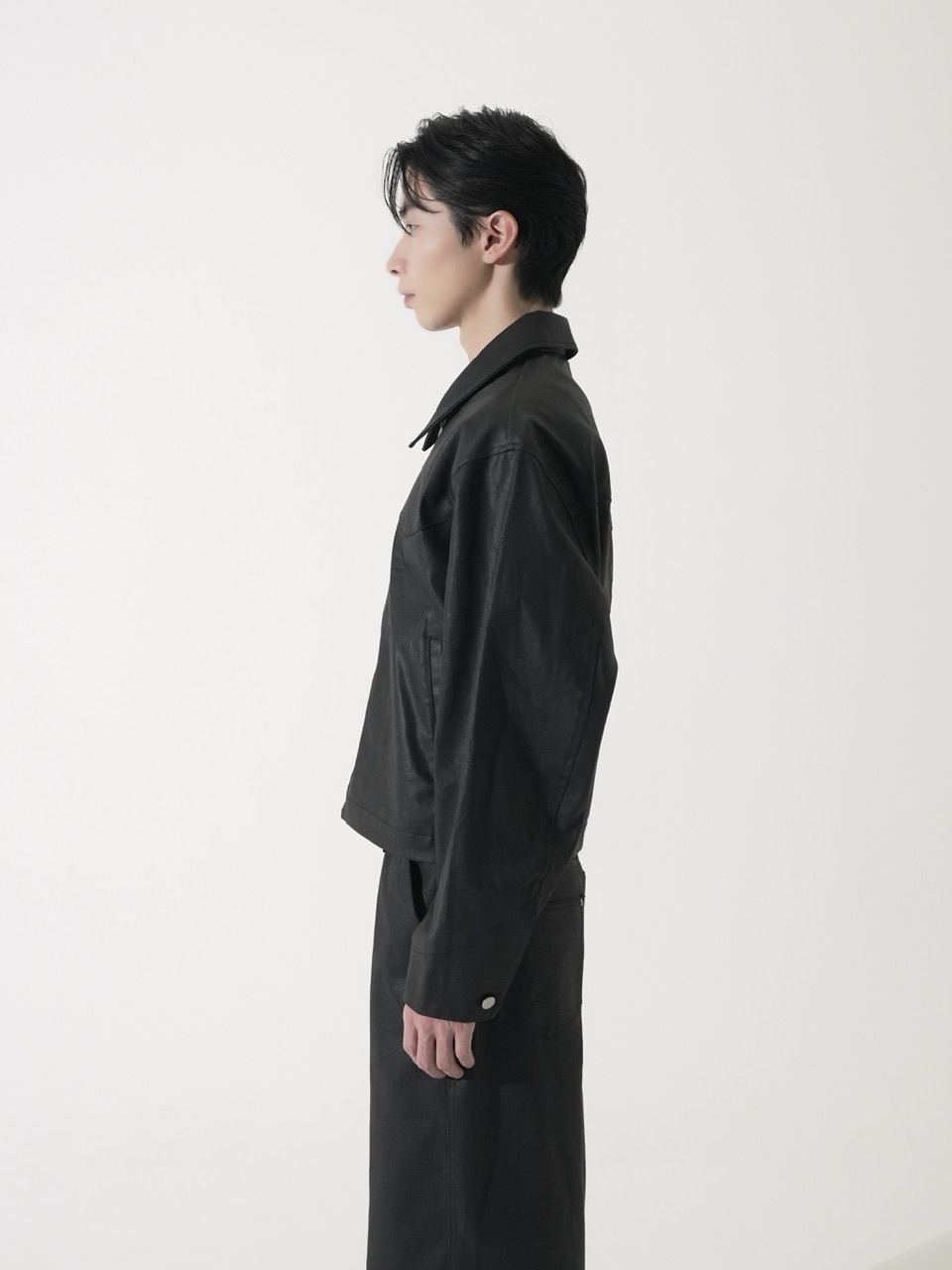 CS】coated denim jacket(black) | OUR BRAND,Chikashitsu +,CS