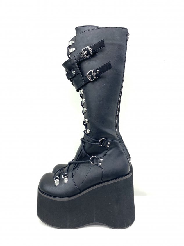 Botas Blancas Altas Bota Demonia Kera 200 9us Nueva Original