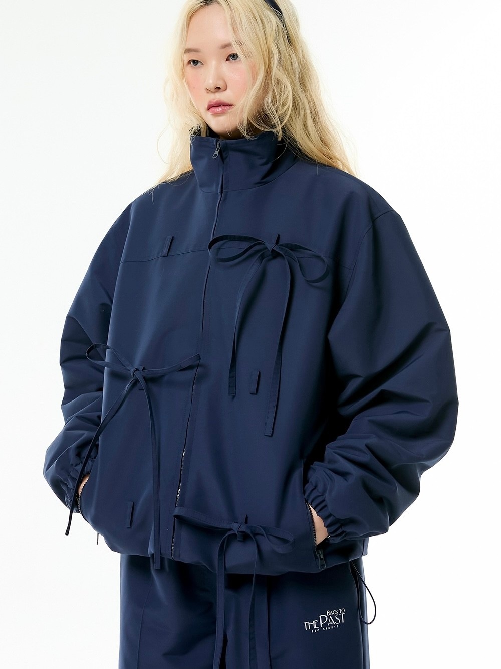 【ESC STUDIO】24SS★ ribbon training jacket ESC STUDIO】ribbon training jacket | OUR BRAND,ESC STUDIO