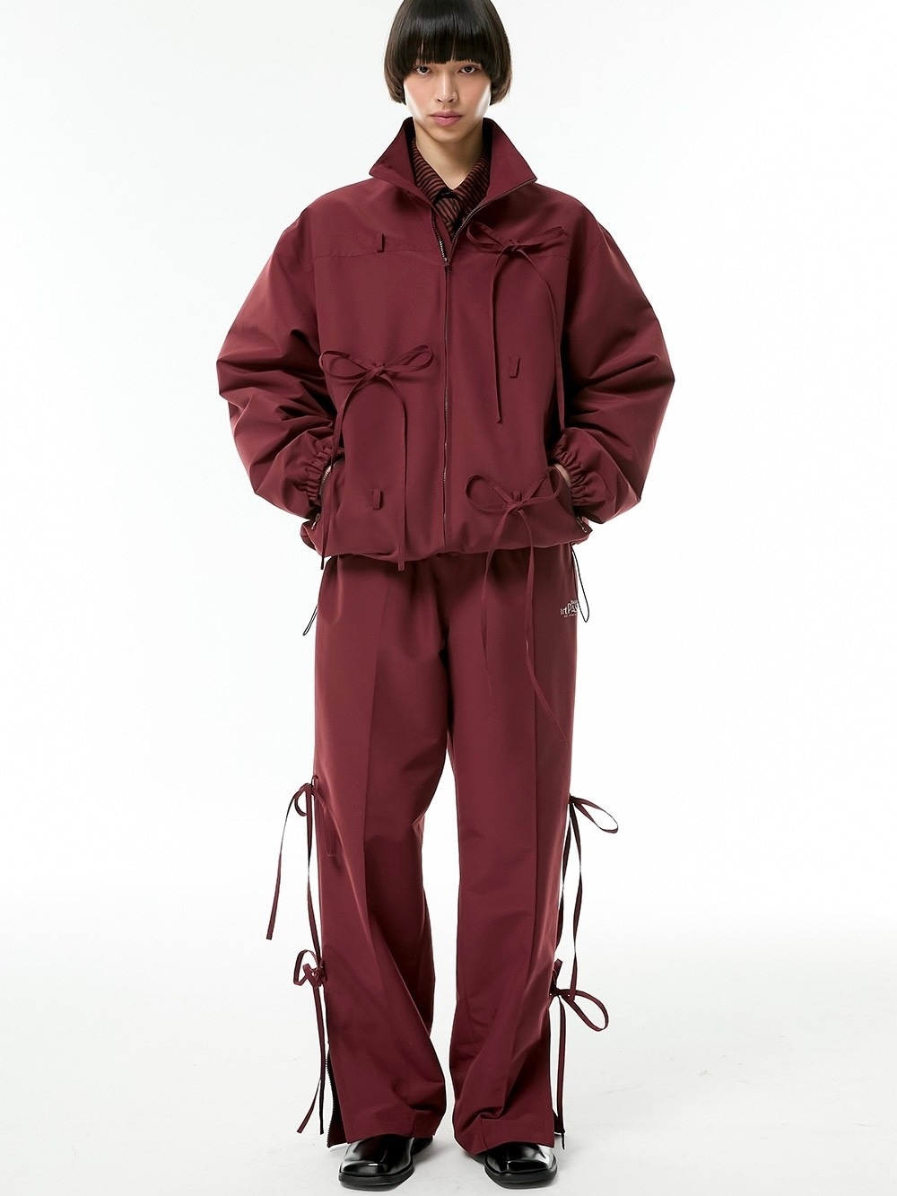 【ESC STUDIO】24SS★ ribbon training jacket ESC STUDIO】ribbon training jacket | OUR BRAND,ESC STUDIO