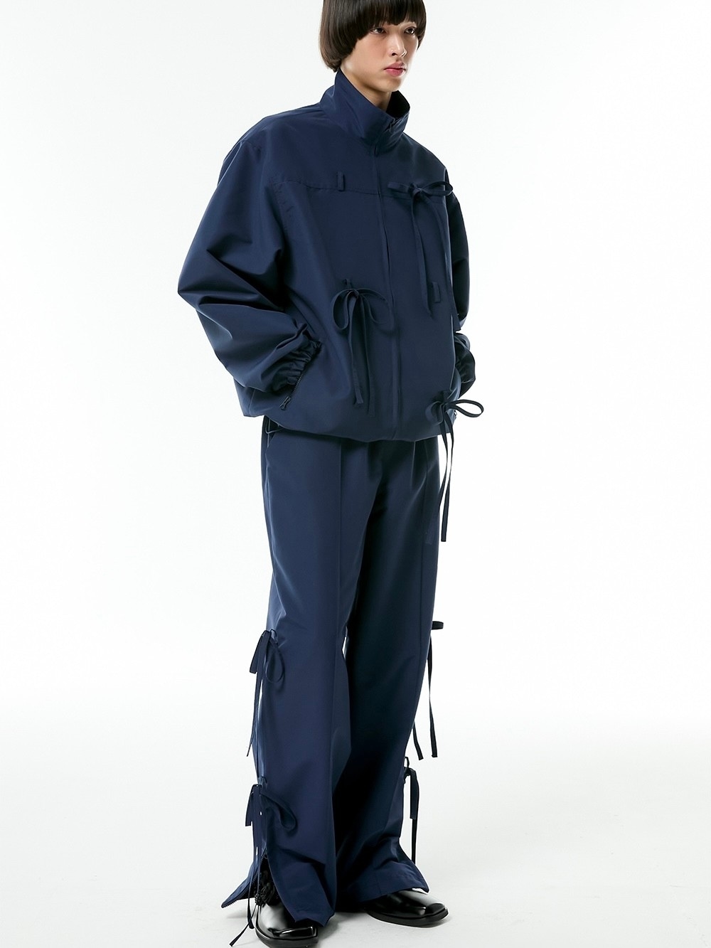 ESC STUDIO】ribbon training jacket | OUR BRAND,ESC STUDIO