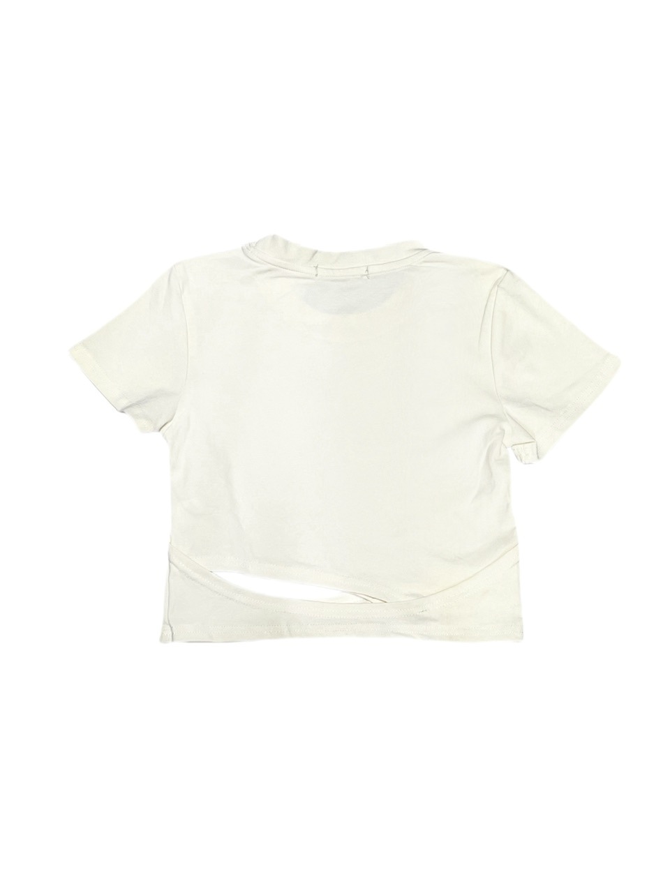 【Never mind the XU】butterfly print cropped tee (3color)
