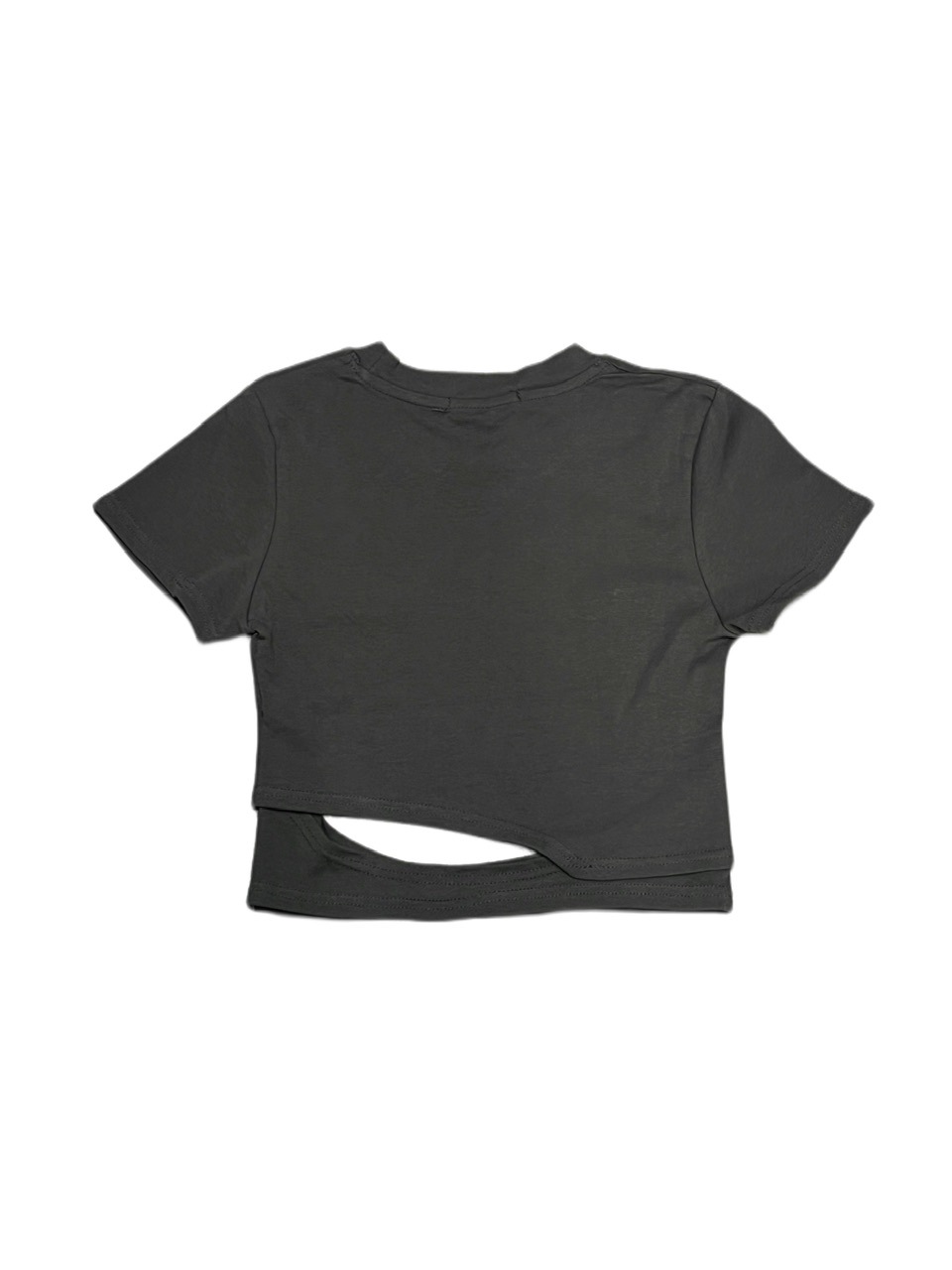 【Never mind the XU】butterfly print cropped tee (3color)