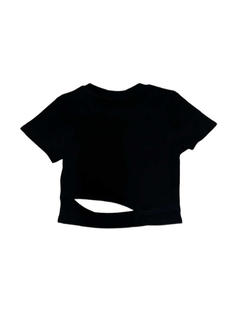 【Never mind the XU】butterfly print cropped tee (3color)