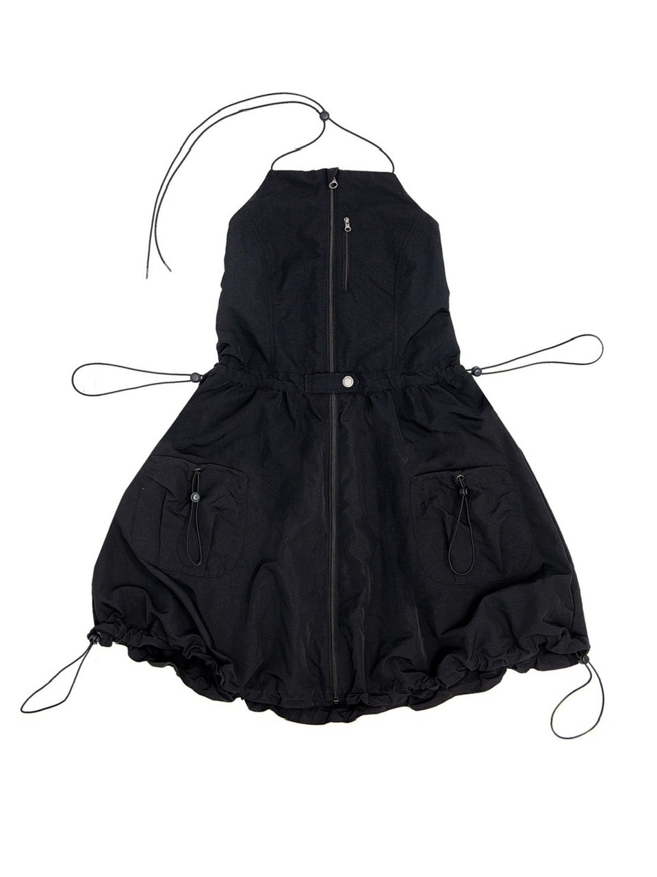 【runningHIGH】SLEEVELESS BALOON MINI DRESS
