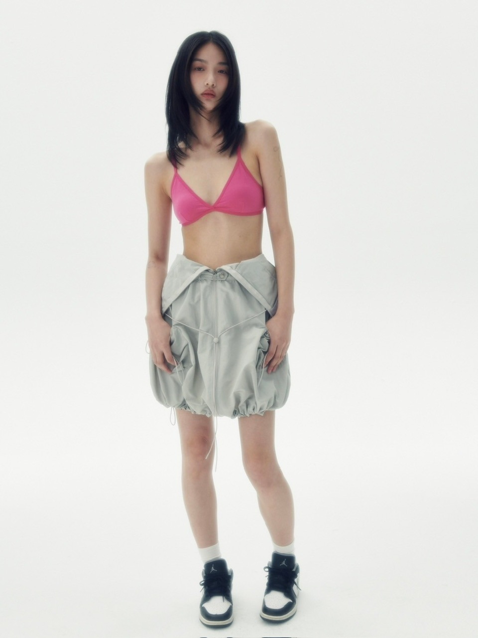 【runningHIGH】SLEEVELESS BALOON MINI DRESS