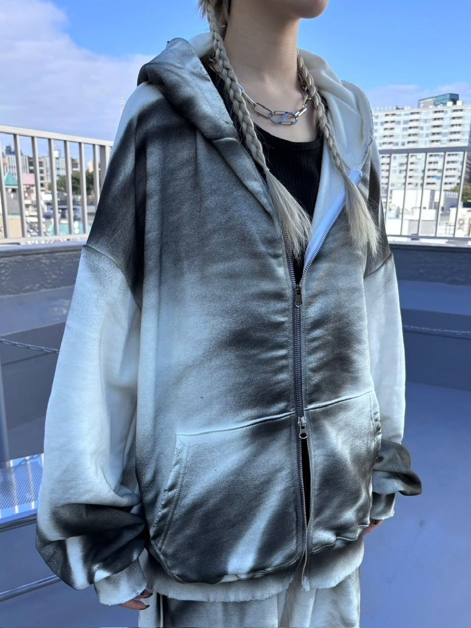 MAYDI CHUNKY ZIP UP JACKET