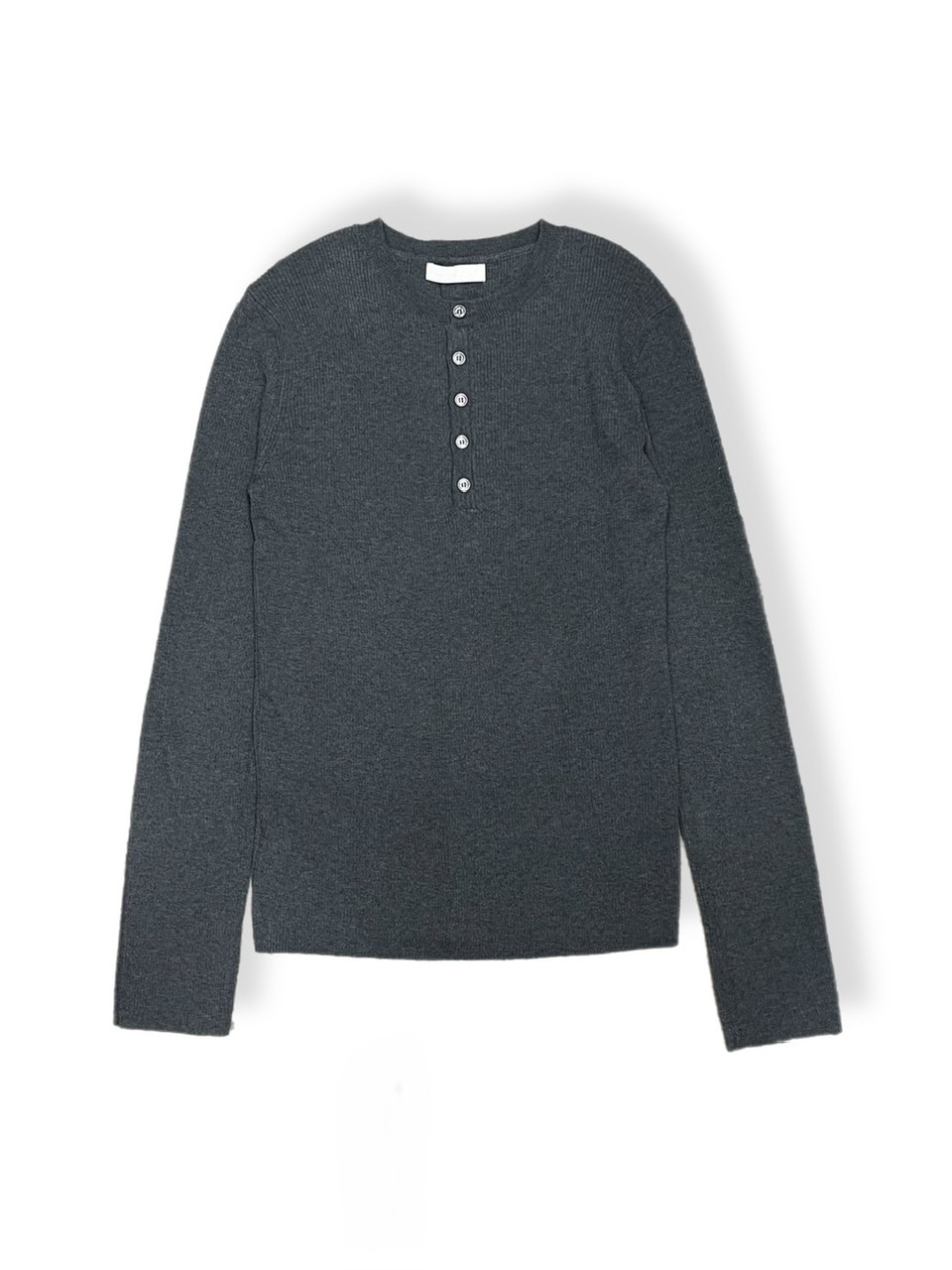 Henry　着物のみ Chikashitsu +】henry neck long sleeve knit (4color) | OUR