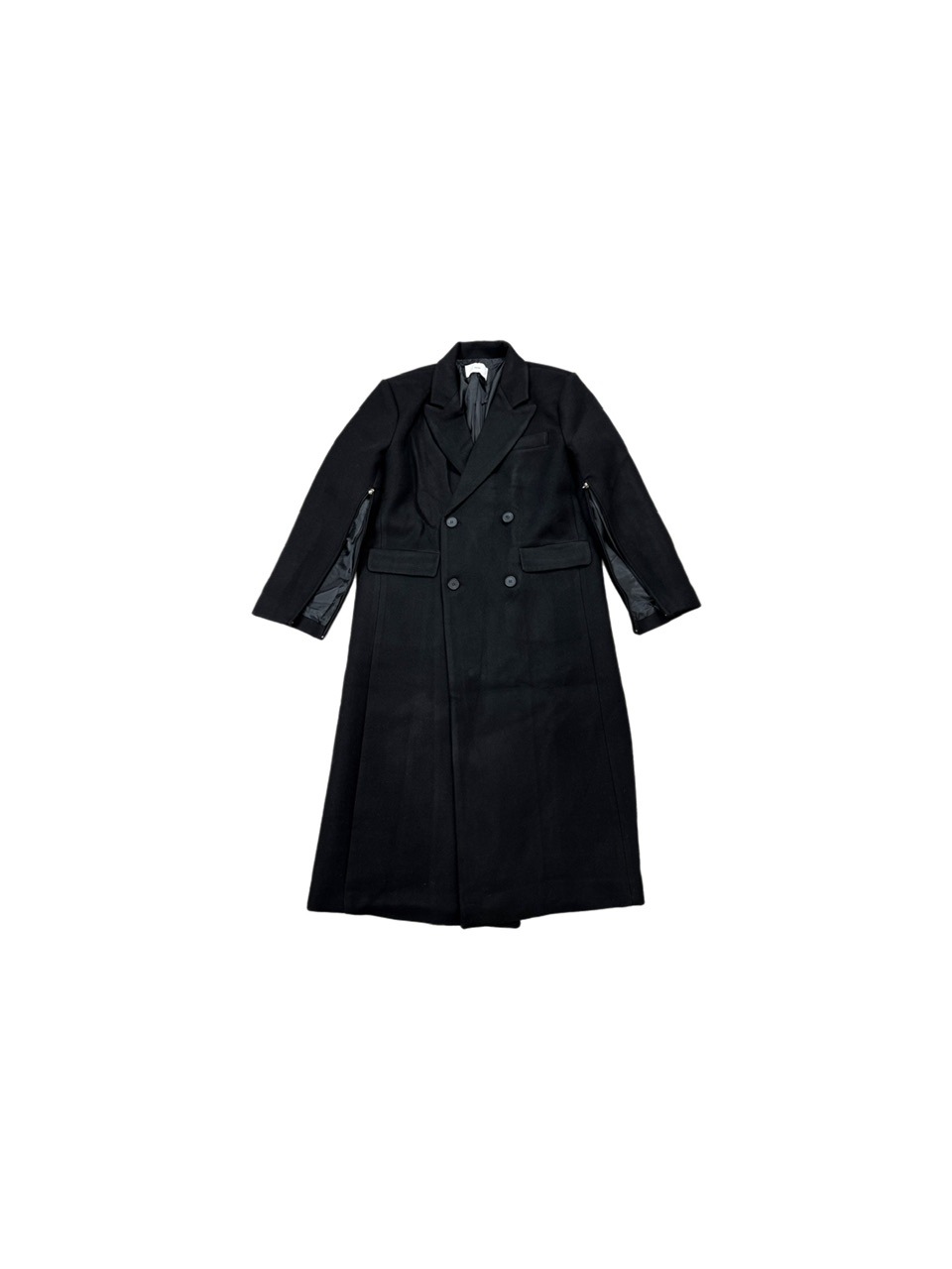 受注制【Chikashitsu +】arm zip gentleman coat (2color)