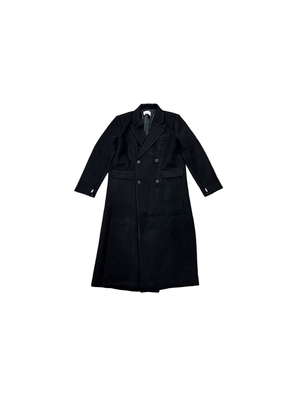 受注制【Chikashitsu +】arm zip gentleman coat (2color) | OUR