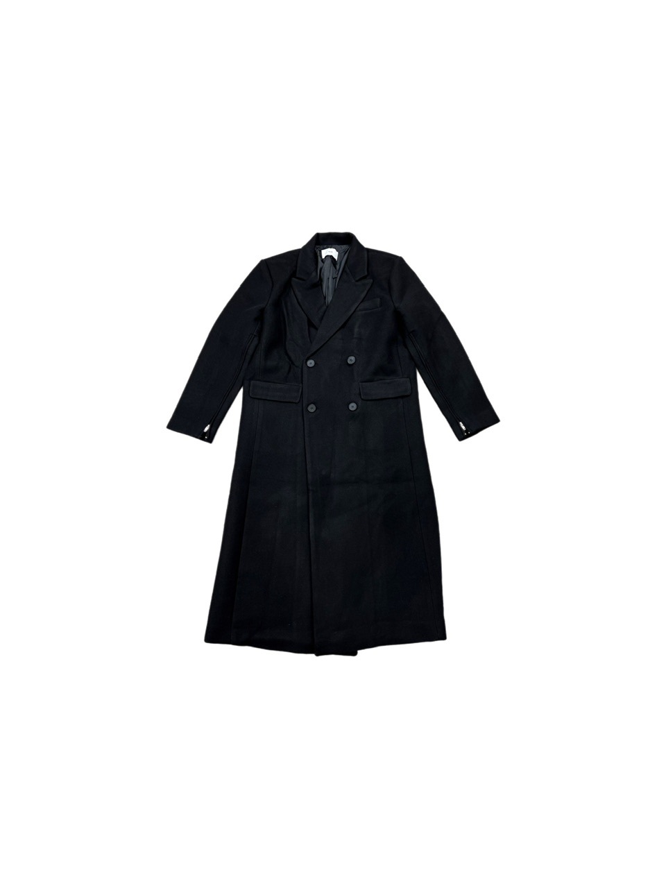 受注制【Chikashitsu +】arm zip gentleman coat (2color)