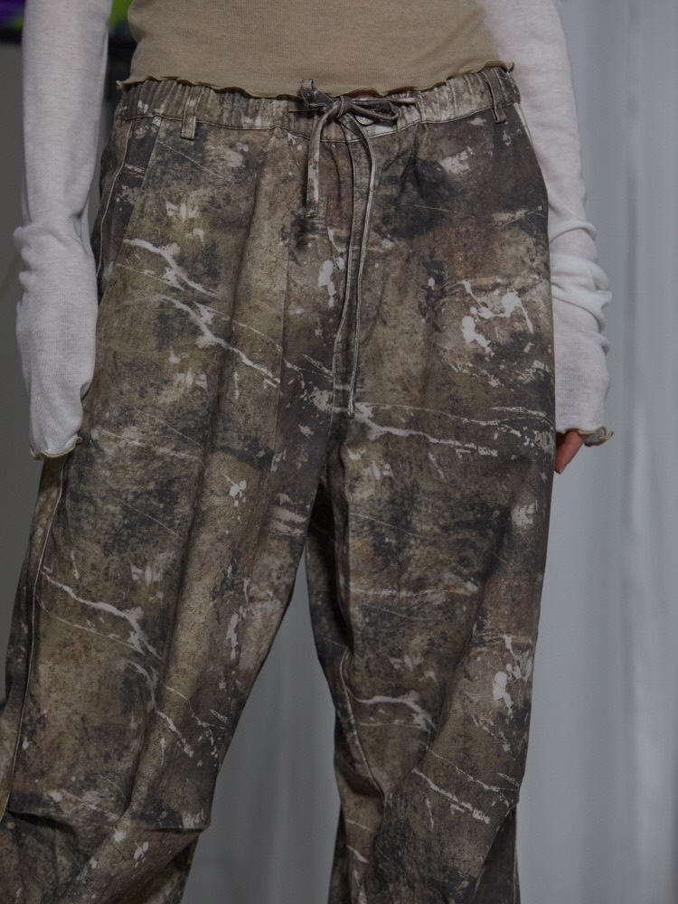 【韓国GATELESS ゲートレス】SMUDGING PANTS GATELESS】SMUDGING DIRTY CARGO PANTS / 【ゲートレス